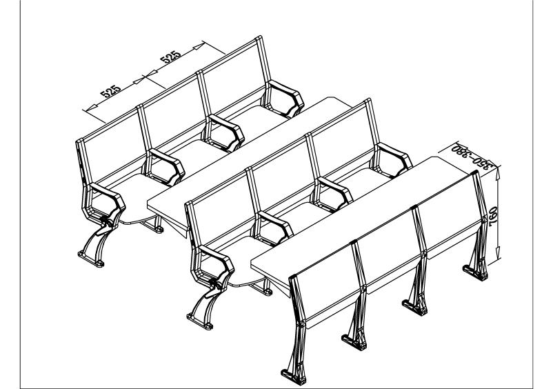 固定课桌椅 固定课桌椅
