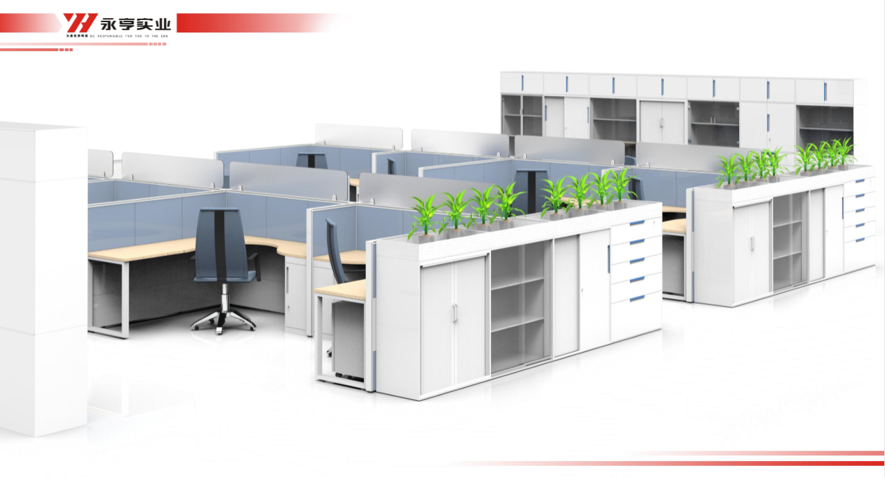 办公屏风隔断效果图 办公屏风隔断效果图