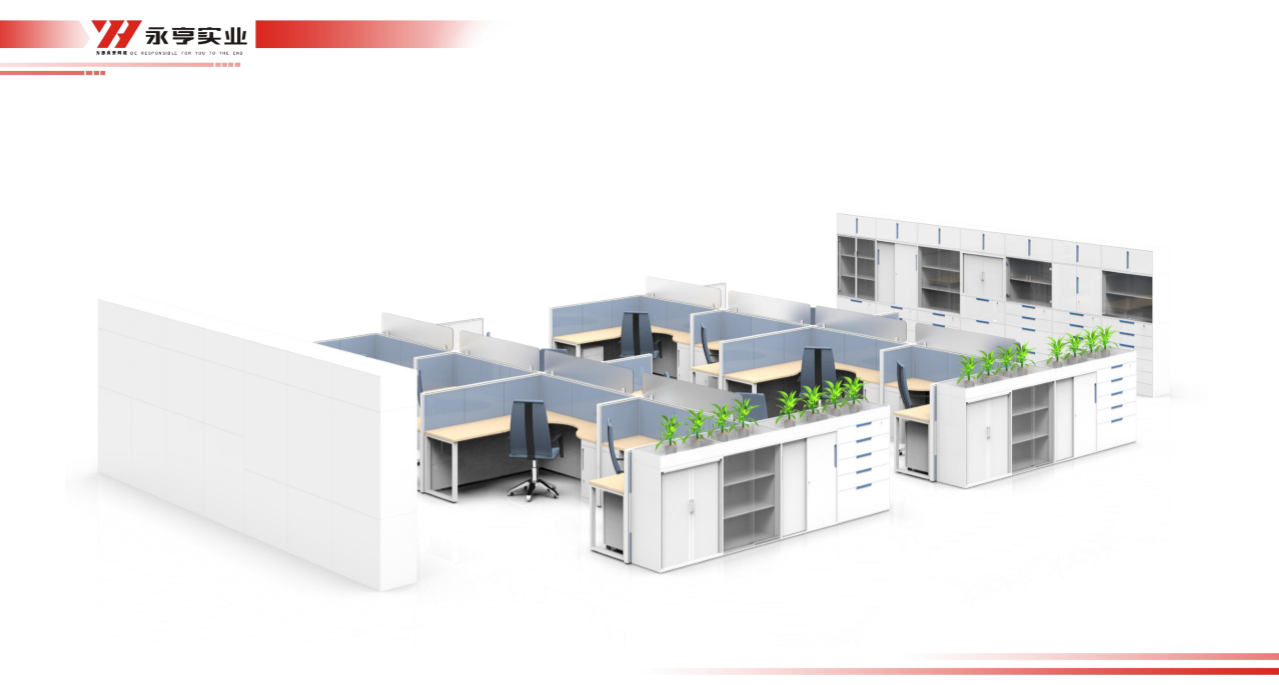 办公屏风隔断效果图 办公屏风隔断效果图