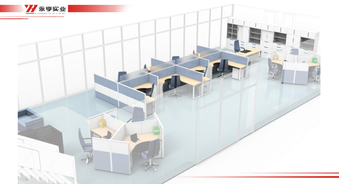 办公屏风隔断效果图 办公屏风隔断效果图