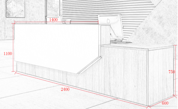 公司接待台 公司接待台